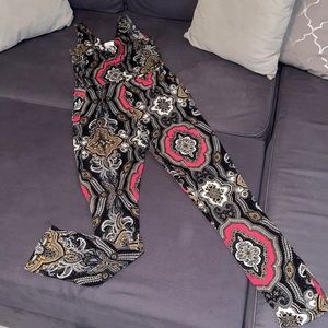 Beautiful romper with v neck top